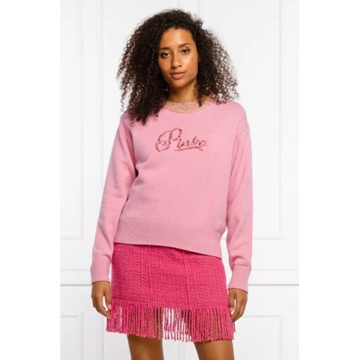 Pinko Sweter MOSCATO 1 | Regular Fit | z dodatkiem wełny Pinko XL okazja Gomez Fashion Store
