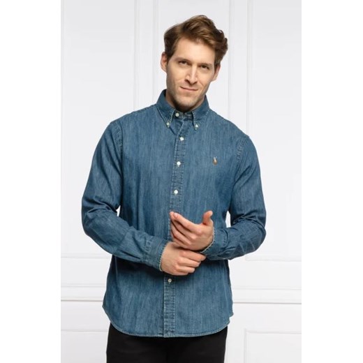 POLO RALPH LAUREN Koszula | Custom fit | denim ze sklepu Gomez Fashion Store w kategorii Koszule męskie - zdjęcie 172773654