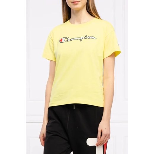 Champion T-shirt | Regular Fit ze sklepu Gomez Fashion Store w kategorii Bluzki damskie - zdjęcie 172774772