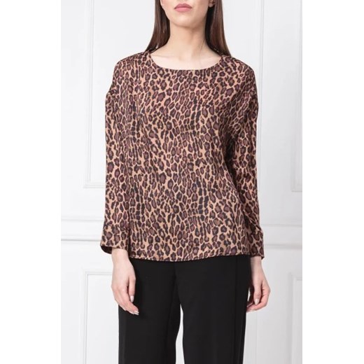NA-KD Bluzka Leopard | Relaxed fit ze sklepu Gomez Fashion Store w kategorii Bluzki damskie - zdjęcie 172775714