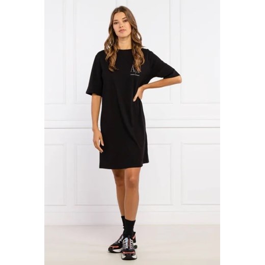 Sukienka Armani Exchange z bawełny