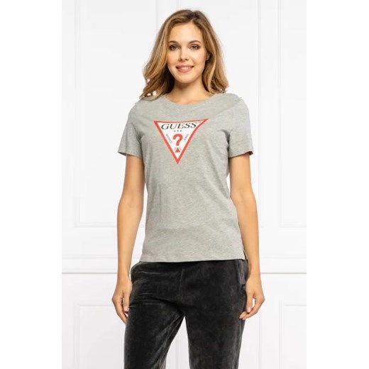 GUESS T-shirt ORIGINAL | Regular Fit ze sklepu Gomez Fashion Store w kategorii Bluzki damskie - zdjęcie 172776570