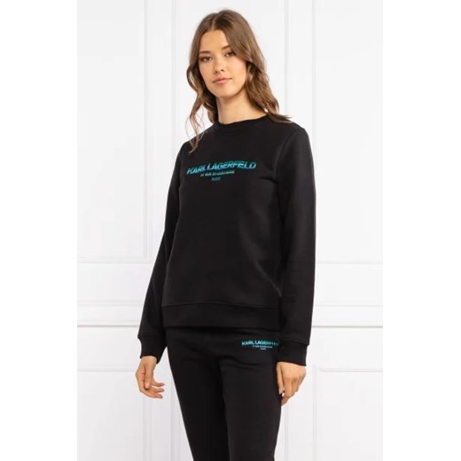 Karl Lagerfeld Bluza Graphic Logo | Regular Fit Karl Lagerfeld L okazja Gomez Fashion Store