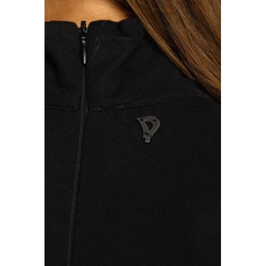 DONDUP - made in Italy Sukienka FLUID INTERLOCK | z dodatkiem kaszmiru Dondup - Made In Italy M wyprzedaż Gomez Fashion Store