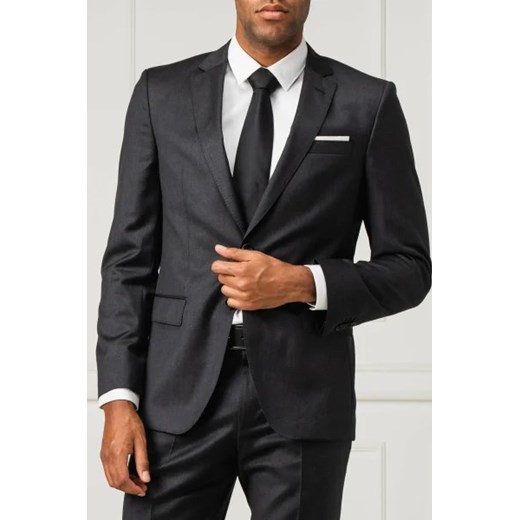 BOSS BLACK Wełniana marynarka Huge 6 | Slim Fit ze sklepu Gomez Fashion Store w kategorii Marynarki męskie - zdjęcie 172777250