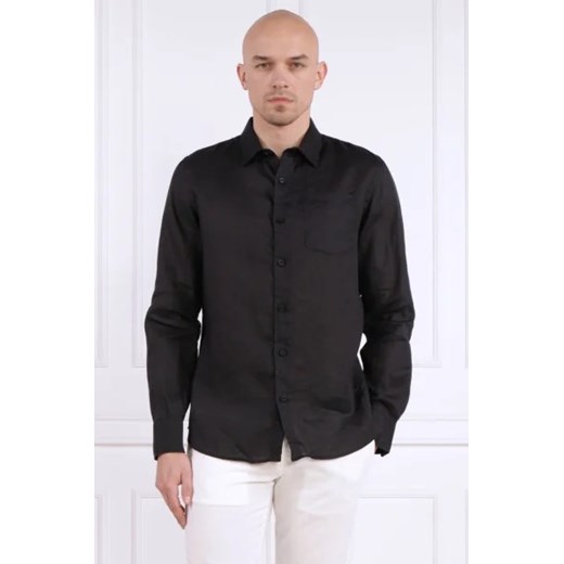 GUESS Lniana koszula LS ISLAND | Regular Fit Guess XL wyprzedaż Gomez Fashion Store