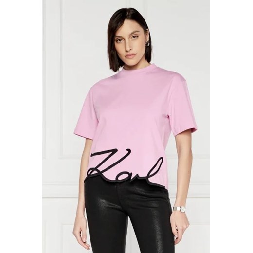Karl Lagerfeld T-shirt Signature Hem | Relaxed fit Karl Lagerfeld S Gomez Fashion Store