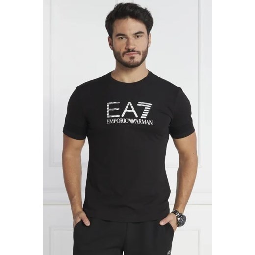 EA7 T-shirt | Regular Fit XXL Gomez Fashion Store wyprzedaż