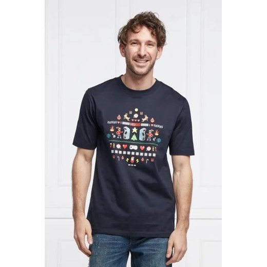 HUGO T-shirt Dxmas | Regular Fit ze sklepu Gomez Fashion Store w kategorii T-shirty męskie - zdjęcie 172779921