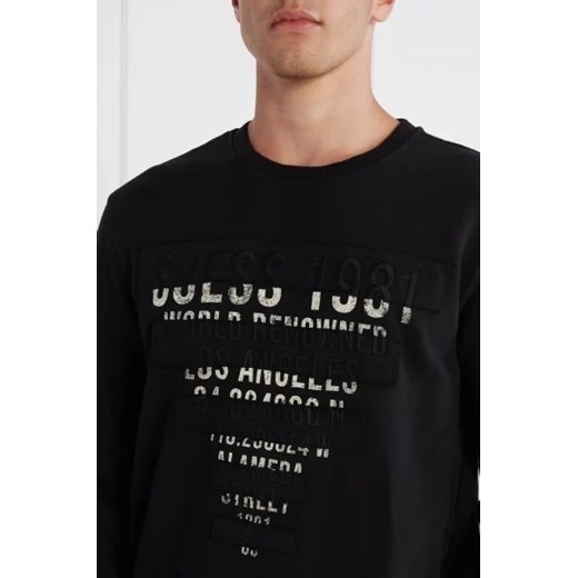 GUESS Bluza ABSTRACT TRIAN CN SW | Regular Fit Guess M promocja Gomez Fashion Store