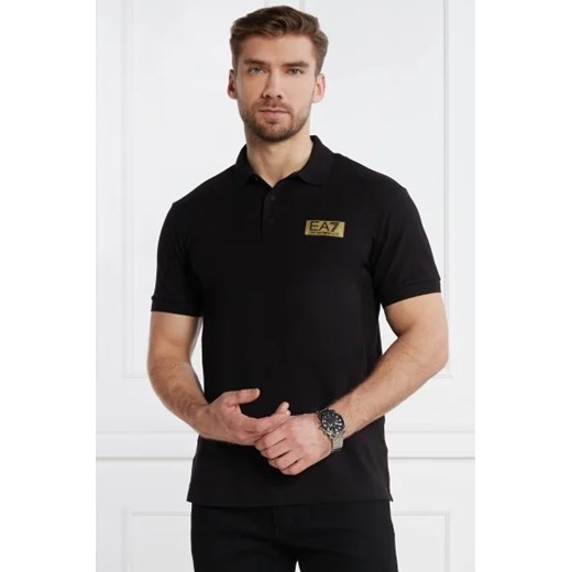 EA7 Polo | Regular Fit ze sklepu Gomez Fashion Store w kategorii T-shirty męskie - zdjęcie 172781053