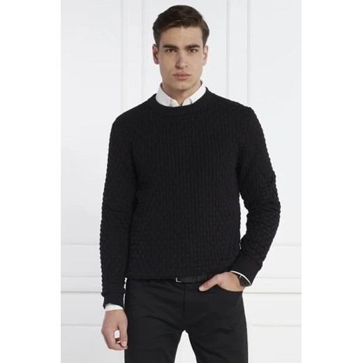 HUGO Sweter Stubon | Comfort fit ze sklepu Gomez Fashion Store w kategorii Swetry męskie - zdjęcie 172781133