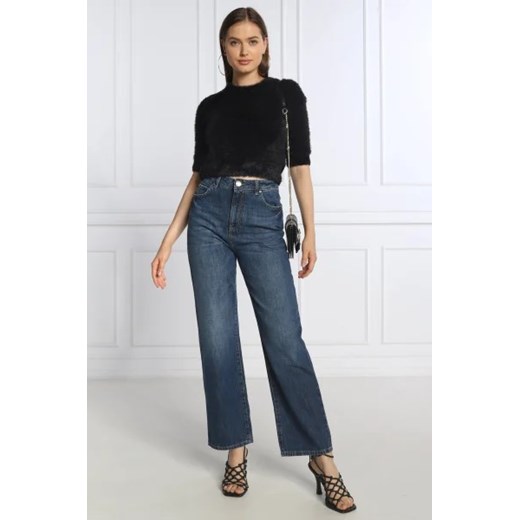 Pinko Sweter Commando | Cropped Fit Pinko S wyprzedaż Gomez Fashion Store