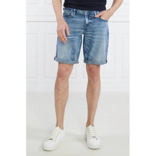 GUESS Szorty SONNY SHORT | Regular Fit | z dodatkiem lnu Guess 32 okazyjna cena Gomez Fashion Store