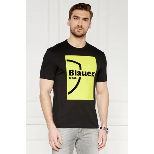 BLAUER T-shirt | Regular Fit ze sklepu Gomez Fashion Store w kategorii T-shirty męskie - zdjęcie 172782294