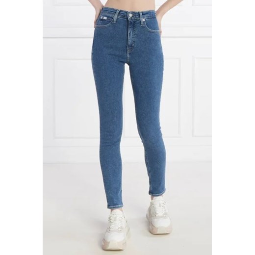CALVIN KLEIN JEANS Jeansy HIGH RISE SKINNY | Skinny fit 31/32 okazyjna cena Gomez Fashion Store