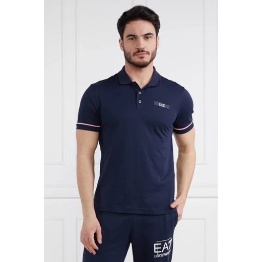 EA7 Polo | Regular Fit ze sklepu Gomez Fashion Store w kategorii T-shirty męskie - zdjęcie 172782641