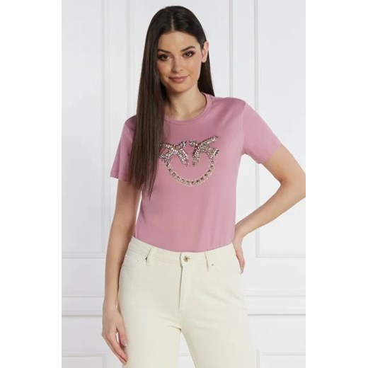 Pinko T-shirt | Regular Fit ze sklepu Gomez Fashion Store w kategorii Bluzki damskie - zdjęcie 172782710