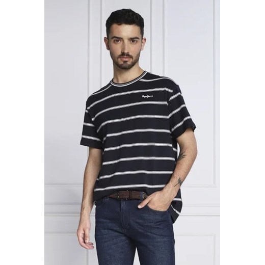 Pepe Jeans London T-shirt TROY | Regular Fit ze sklepu Gomez Fashion Store w kategorii T-shirty męskie - zdjęcie 172783543