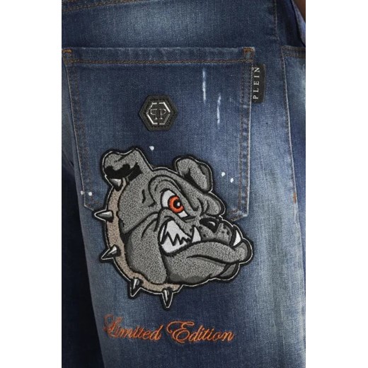 Philipp Plein Szorty | Regular Fit | denim 32 okazja Gomez Fashion Store