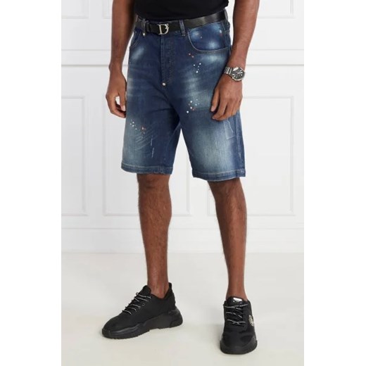 Philipp Plein Szorty | Regular Fit | denim 32 okazja Gomez Fashion Store