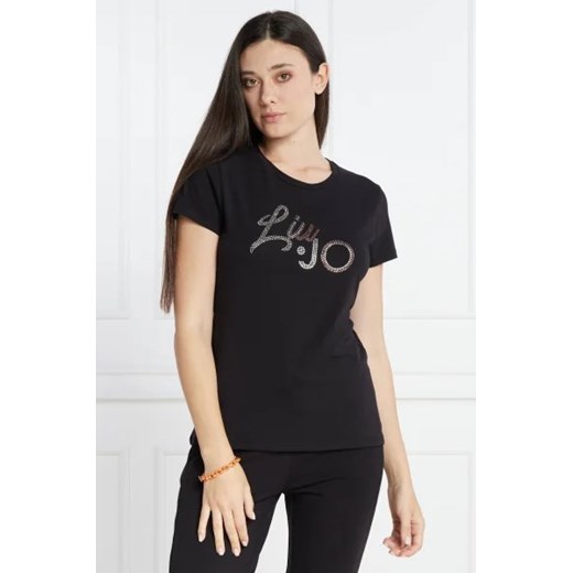 Liu Jo Rose T-shirt | Regular Fit S okazja Gomez Fashion Store