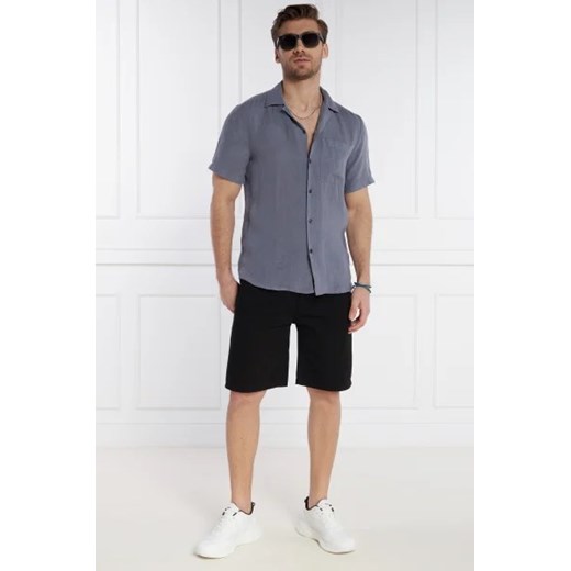 HUGO Lniana koszula Ellino | Comfort fit S okazyjna cena Gomez Fashion Store