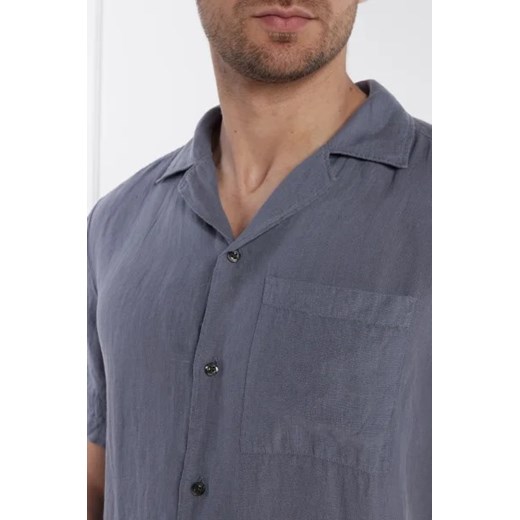 HUGO Lniana koszula Ellino | Comfort fit XL wyprzedaż Gomez Fashion Store