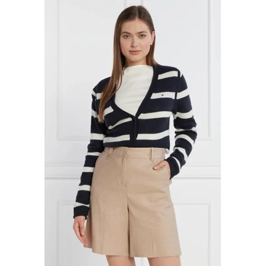 Tommy Hilfiger Wełniany kardigan | Regular Fit Tommy Hilfiger XL Gomez Fashion Store okazja