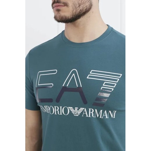 EA7 T-shirt | Regular Fit XXXL wyprzedaż Gomez Fashion Store