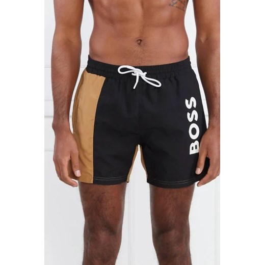 BOSS BLACK Szorty kąpielowe + ręcznik + plecak | Regular Fit ze sklepu Gomez Fashion Store w kategorii Kąpielówki - zdjęcie 172786613