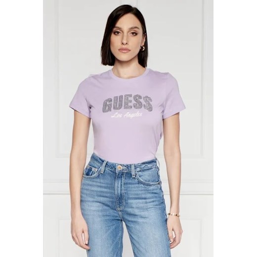 GUESS T-shirt | Regular Fit ze sklepu Gomez Fashion Store w kategorii Bluzki damskie - zdjęcie 172786882