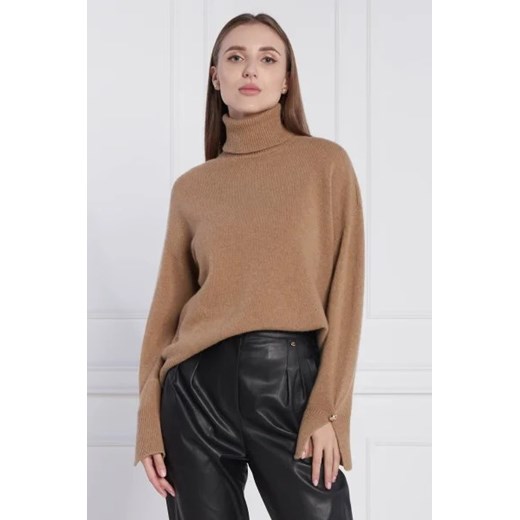 Liu Jo Wełniany golf | Regular Fit | z dodatkiem kaszmiru ze sklepu Gomez Fashion Store w kategorii Swetry damskie - zdjęcie 172787201
