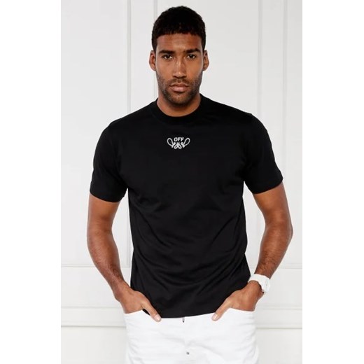 OFF-WHITE T-shirt BANDANA | Slim Fit ze sklepu Gomez Fashion Store w kategorii T-shirty męskie - zdjęcie 172787421