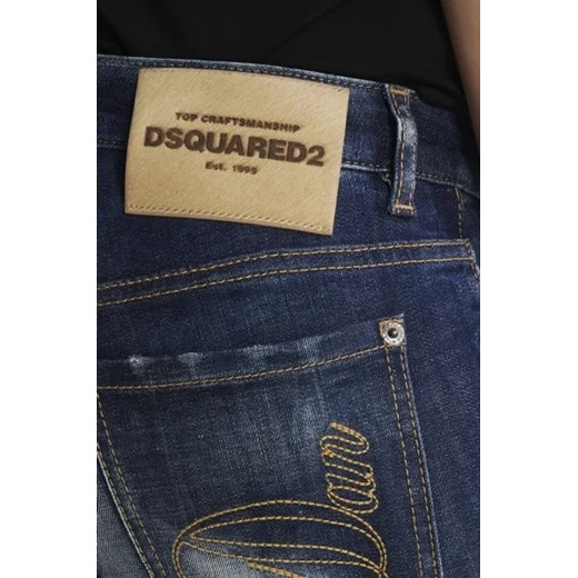 Jeansy damskie Dsquared2 z elastanu