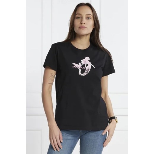 Pinko T-shirt | Regular Fit ze sklepu Gomez Fashion Store w kategorii Bluzki damskie - zdjęcie 172788182