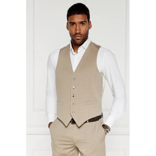 Oscar Jacobson Wełniana kamizelka Carlo | Slim Fit Oscar Jacobson 56 okazyjna cena Gomez Fashion Store