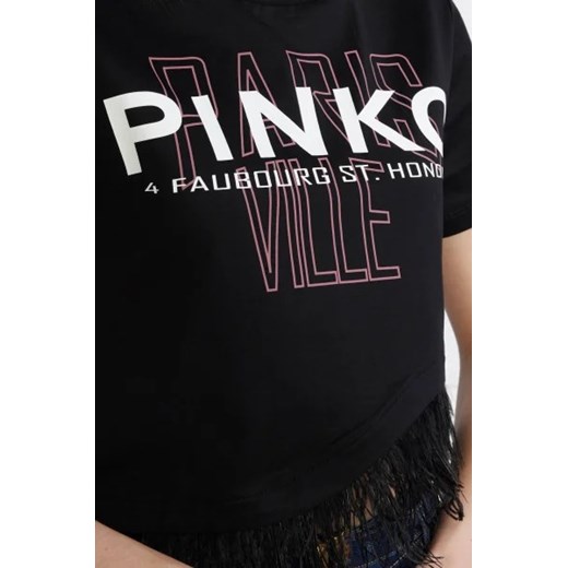 Pinko T-shirt | Cropped Fit Pinko S okazyjna cena Gomez Fashion Store