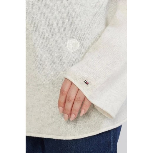 Tommy Hilfiger Wełniany sweter BOAT-NK | Relaxed fit Tommy Hilfiger XL promocja Gomez Fashion Store