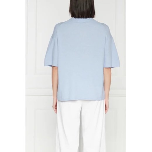 Samsøe Samsøe Wełniany t-shirt Megan | Oversize fit M Gomez Fashion Store