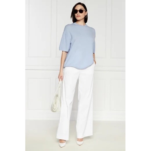 Samsøe Samsøe Wełniany t-shirt Megan | Oversize fit L Gomez Fashion Store