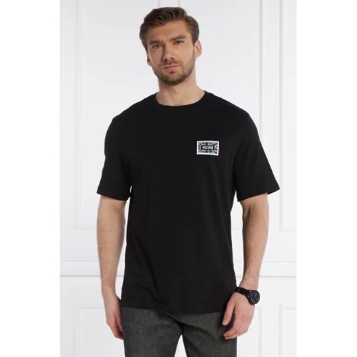 Michael Kors T-shirt MESH BLOCK TEE | Regular Fit ze sklepu Gomez Fashion Store w kategorii T-shirty męskie - zdjęcie 172789723