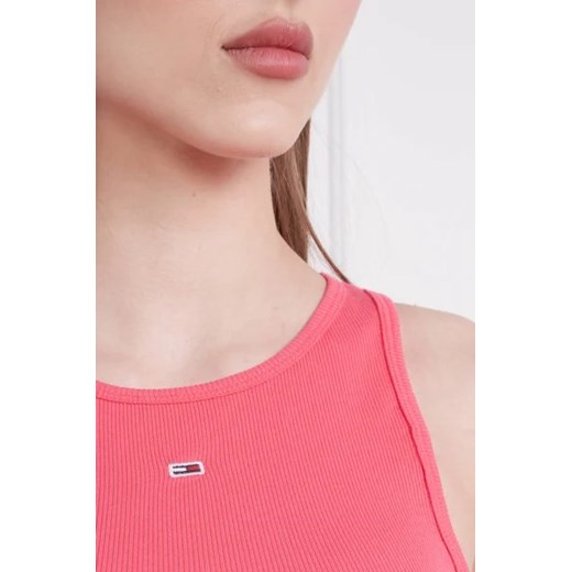 Tommy Jeans Top TJW ESSENTIAL RIB TANK | Slim Fit Tommy Jeans XL Gomez Fashion Store okazja