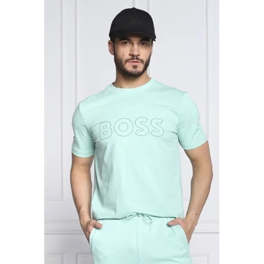 BOSS GREEN T-shirt Tee 9 | Regular Fit | stretch ze sklepu Gomez Fashion Store w kategorii T-shirty męskie - zdjęcie 172789913