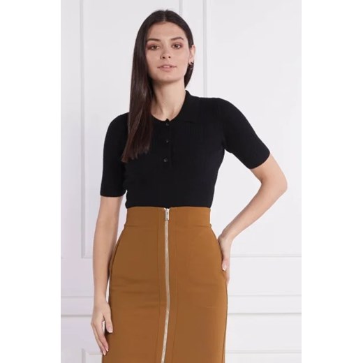 Trussardi Wełniane polo | Slim Fit | z dodatkiem kaszmiru Trussardi S Gomez Fashion Store okazyjna cena