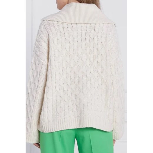 Samsøe Samsøe Wełniany kardigan | Relaxed fit XS/S okazja Gomez Fashion Store