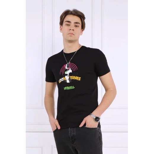 Iceberg T-shirt | Regular Fit ze sklepu Gomez Fashion Store w kategorii T-shirty męskie - zdjęcie 172791021