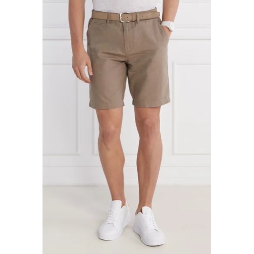 GUESS Szorty | Regular Fit | z dodatkiem lnu ze sklepu Gomez Fashion Store w kategorii Spodenki męskie - zdjęcie 172791144
