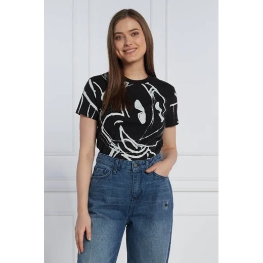 Desigual T-shirt | Regular Fit ze sklepu Gomez Fashion Store w kategorii Bluzki damskie - zdjęcie 172791462