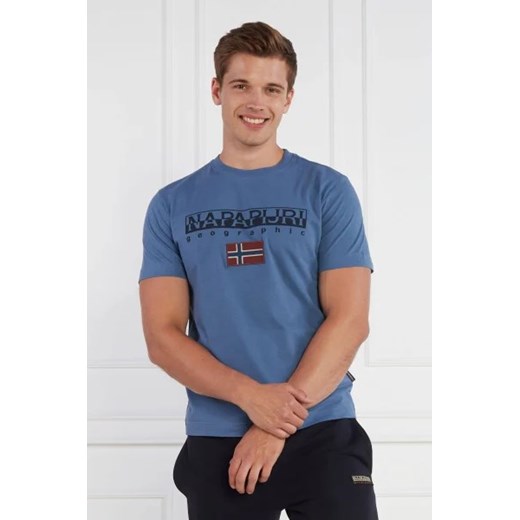 Napapijri T-shirt s-ayas | Regular Fit ze sklepu Gomez Fashion Store w kategorii T-shirty męskie - zdjęcie 172791714